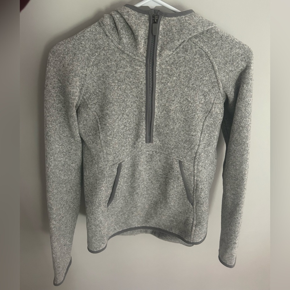 Lululemon Fleece Pullover Jacket Light Heathered … - image 5